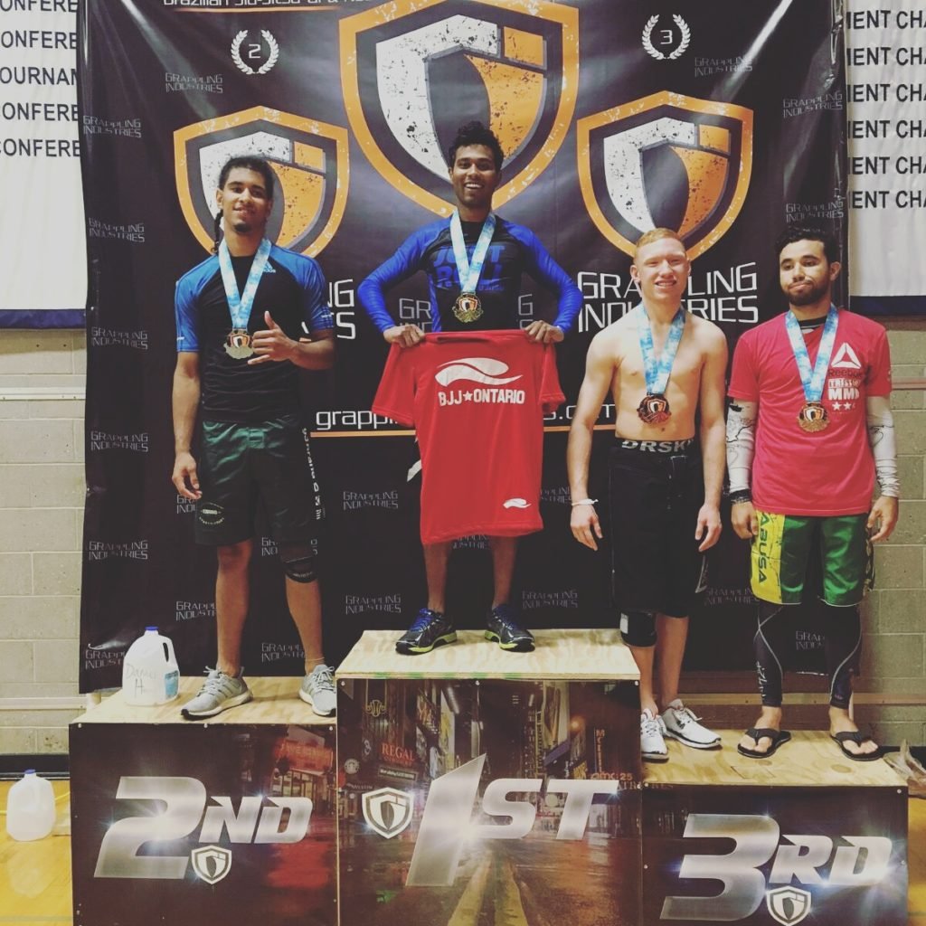 Jonathan gets gold in NoGi at Grappling Industries NYC