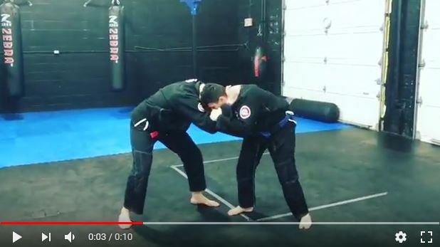 BJJ Mississauga – Incorporating Wrestling to BJJ – Neck tie Series – Outside Trip
