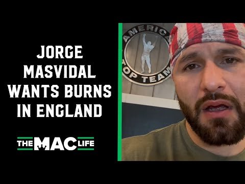 Jorge Masvidal calls out Gilbert Burns in UK: "I'll gladly beat the living s*** out of you"