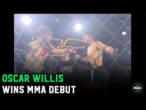 Oscar Willis wins MMA debut after back and forth brawl