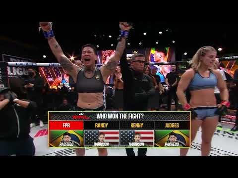 Larissa Pacheco celebrates win over Kayla Harrison | #PFLWorldChampionship