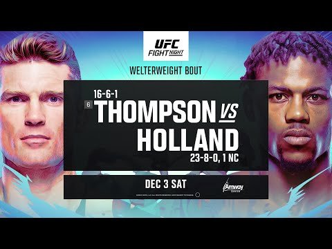 UFC Orlando: Thompson vs Holland – December 3 | Fight Promo