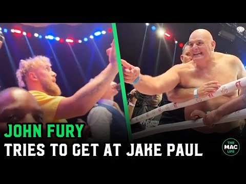 John Fury freaks out at Jake Paul: "Fight me! I'm king of the bareknuckle!"