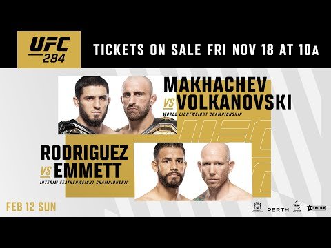 UFC 284: Tickets-On-Sale Press Conference