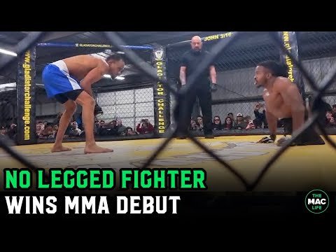 Wrestler with no legs wins MMA debut (Zion Clark)