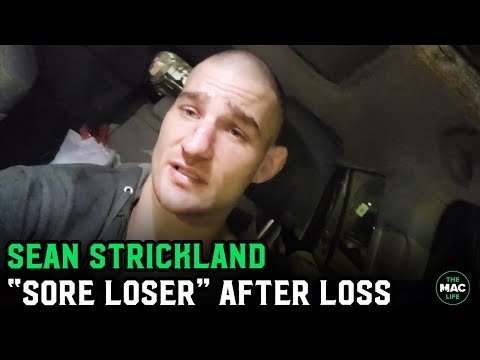 Sean Strickland reacts to Jared Cannonier loss: "You have judges that don't know what they're doing"