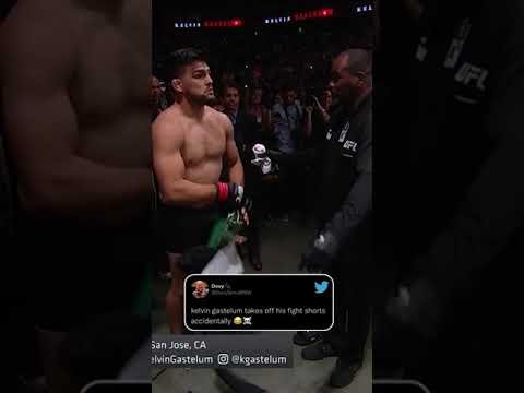When Gastelum accidentally took off his fight shorts 😂