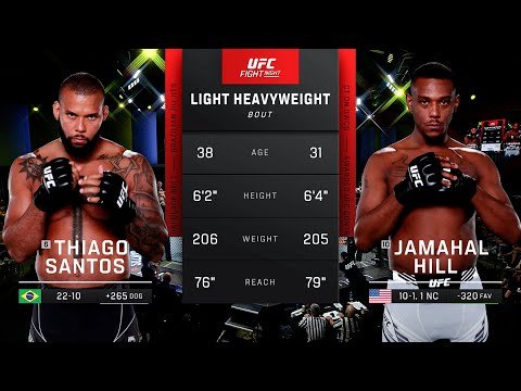 Jamahal Hill vs Thiago Santos | FREE FIGHT | UFC 283