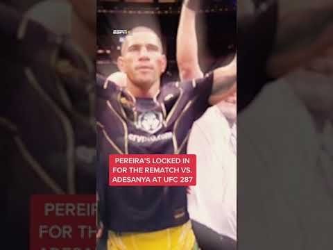 Who will win the Pereira-Adesanya rematch? 👀 #shorts