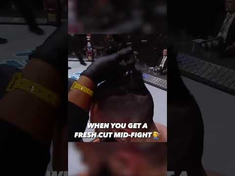 When Shane Burgos got a haircut between rounds 😳