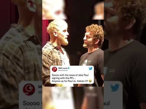 That Jake Paul X Ben Askren faceoff 😳