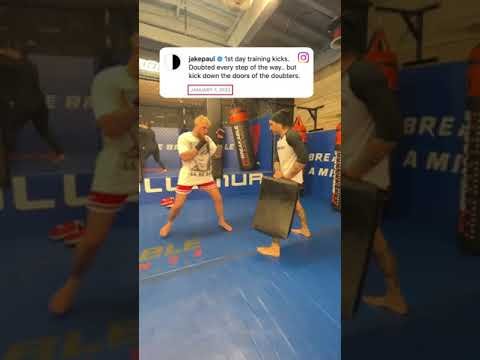 Jake Paul began his MMA training last year 👀