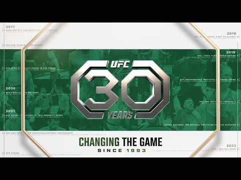 Changing The Game Since 1993 | UFC 30th Anniversary