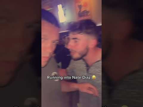 Nate Diaz had to let him know 🤣 (via sayerpfo3/IG)