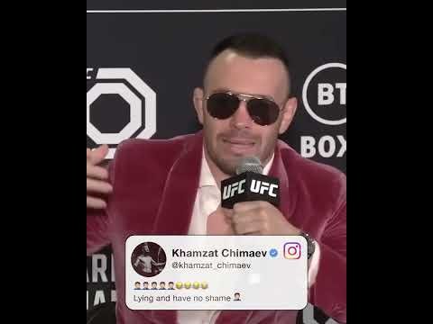 Khamzat responded to Colby's rant about him 👀 #UFC286