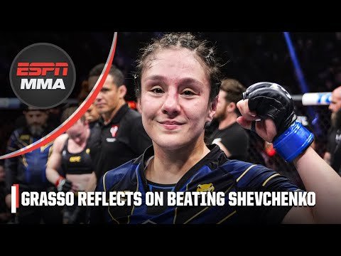 Alexa Grasso discusses training for the move that helped beat Valentina Shevchenko | ESPN MMA