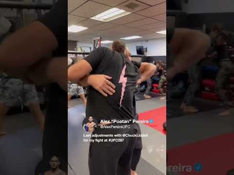 Pereira working with Liddell 😤 #UFC287