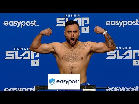 Darius the Destroyer vs Wolverine Weigh-In | Power Slap 1 Finale