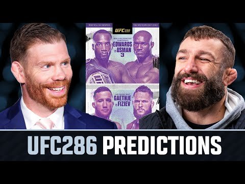 UFC 286 PREDICTIONS!!! | Round-Up w/ Paul Felder & Michael Chiesa  👊