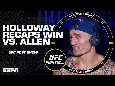 Max Holloway wanted to keep Arnold Allen guessing at UFC Kansas City | UFC Post Show