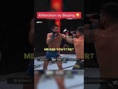 Bisping the wordsmith 😂 #UFCKansasCity