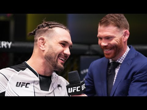 Christos Giagos Octagon Interview | UFC Vegas 71