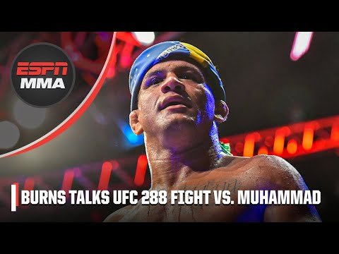 Gilbert Burns explains how UFC 288 fight vs. Belal Muhammad came to be | ESPN MMA