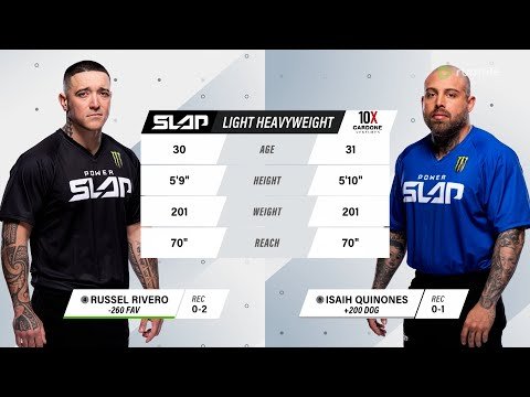 Power Slap 1: Russell Rivero vs Isaih Quinones | Power Slap 1 Prelims