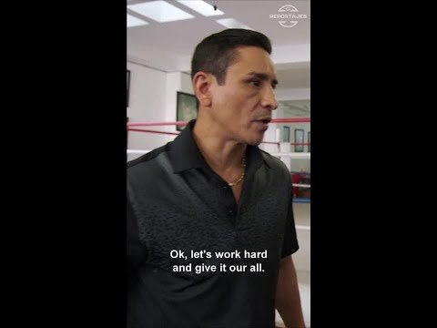 Raul Rosas Jr. training with former boxing world champ Rafael Marquez 🥊 #UFC287