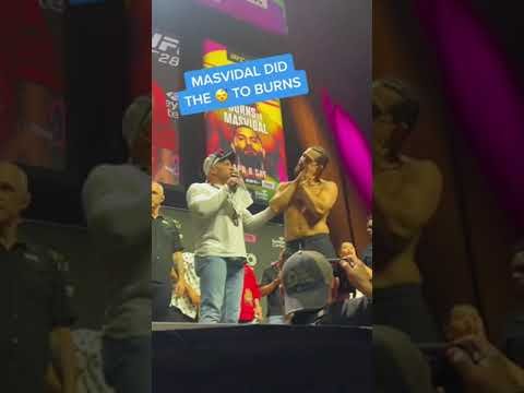 Masvidal’s message to Burns 😴 #UFC287