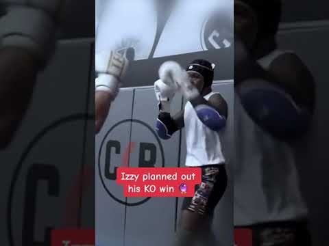 Izzy planned his KO win 🔮 #UFC287 (via freestylebender/TT)