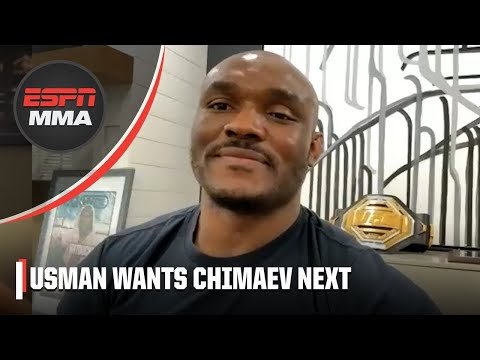 Kamaru Usman is content after loss to Leon Edwards, eyes Khamzat Chimaev for next fight | ESPN MMA