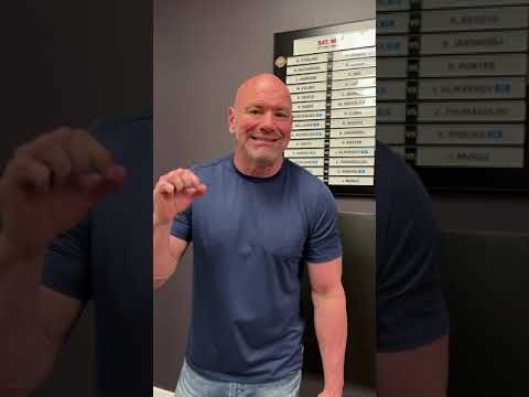 BREAKING NEWS from UFC President Dana White! 👀