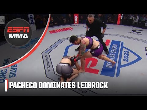 Larissa Pacheco knocks out Amber Leibrock in under a minute | ESPN MMA