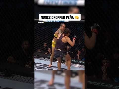 This Nunes right hand was a work of art 🎨 #UFC289