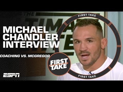 Michael Chandler interview on coaching against Conor McGregor on The Ultimate Fighter | First Take