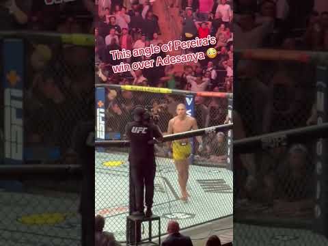 When Pereira shocked the crowd at MSG 😳
