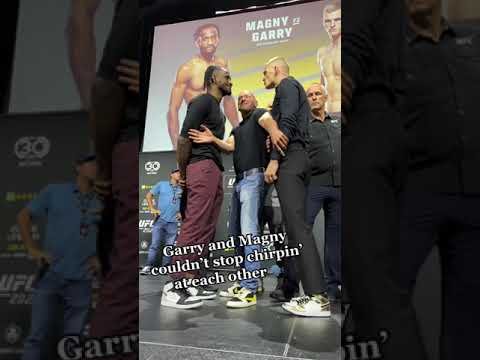 Magny and Garry wouldn’t stop talking to each other 🔥