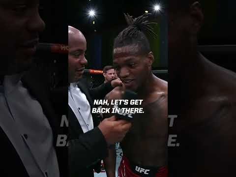 Terrance McKinney is about the smoke 😅 #UFCVegas78