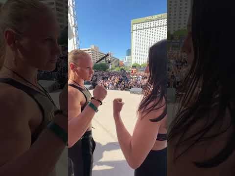 These ladies are LOCKED IN for their Noche UFC rematch!