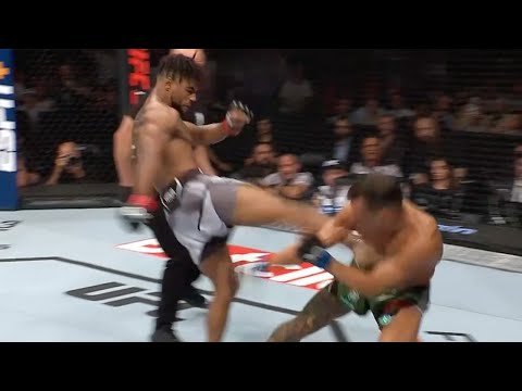 Morgan Charriere lands a devastating liver shot for the KO | ESPN MMA