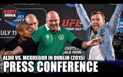 Highlights of Jose Aldo vs. Conor McGregor Press Conference from Dublin, Ireland [2015] | ESPN MMA