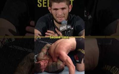 Maybe Dustin Poirier's guillotine is really that good! 😳 #ufc302