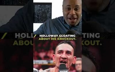 DC has had enough of Max Holloway’s victory tour 🤣
