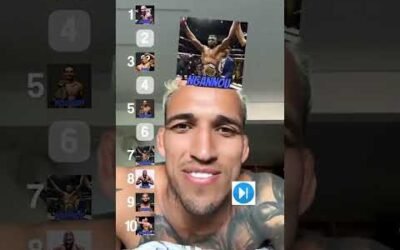 Blind ranking with Oliveira 👀 (via charlesdobronxsoficial/TT)