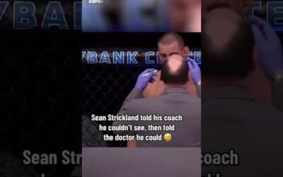 This was wild from Sean Strickland 😮