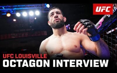 Nassourdine Imavov Octagon Interview | UFC Louisville