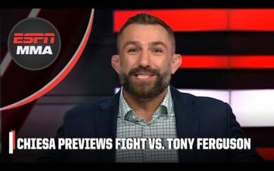 Michael Chiesa says it’ll be ‘an honor’ to share Octagon vs. Tony Ferguson | ESPN MMA