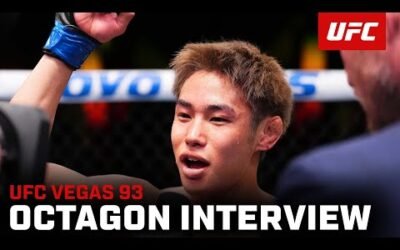 Tatsuro Taira Octagon Interview | UFC Vegas 93