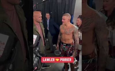 Lawler 🤝 Poirier #UFC302